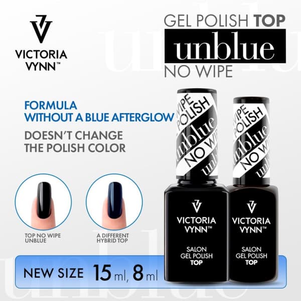 Top coat - Unblue - No Wipe - 8 ml - Victoria Vynn - Gel Polish