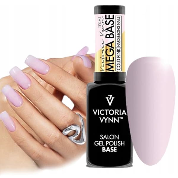 Gel Polish -  Mega Base - Cold Pink - 8ml - Victoria Vynn