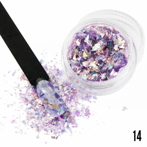 Nageldekorationer - Broken Mirror - 14