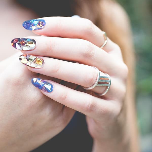 Nageldekorationer - Broken Mirror - 15