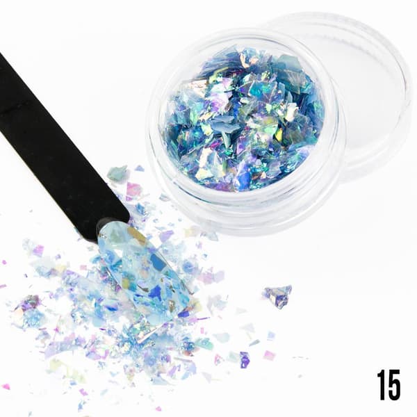 Nageldekorationer - Broken Mirror - 15