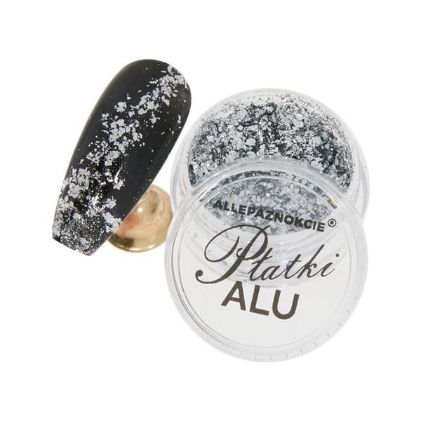 Nageldekorationer - Metall / Alu flingor - 01