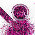Miniatyrbild 1 av 4: Nagelglitter - Wink Effect - Hexagon - 19