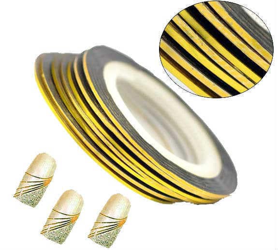 1 rulle Striping / dekorativ tape