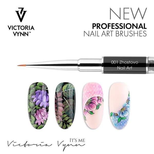 Pensel - Dekoration - Zhostovo 001 - Gelé - Victoria Vynn