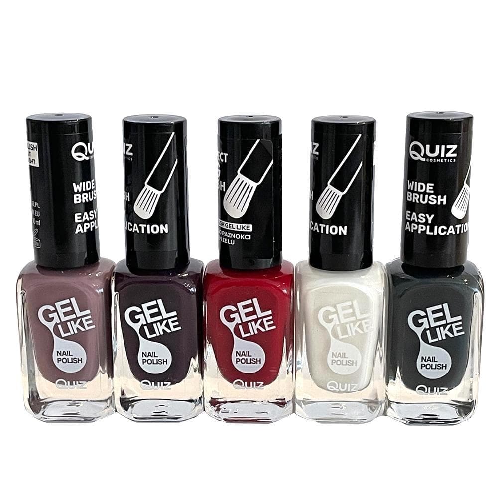 5st nagellack, nail polish - Mixade färger