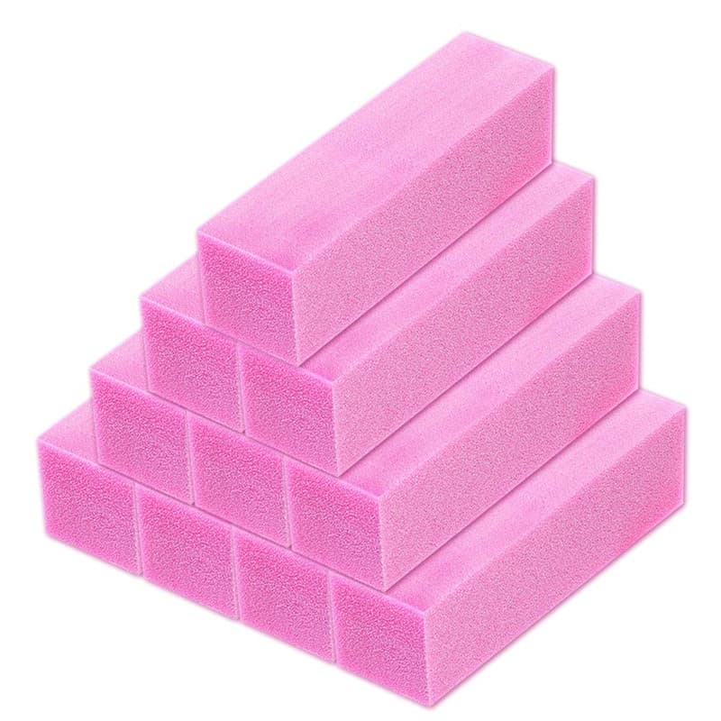 Bufferfil Nagelfil 10-pack Rosa