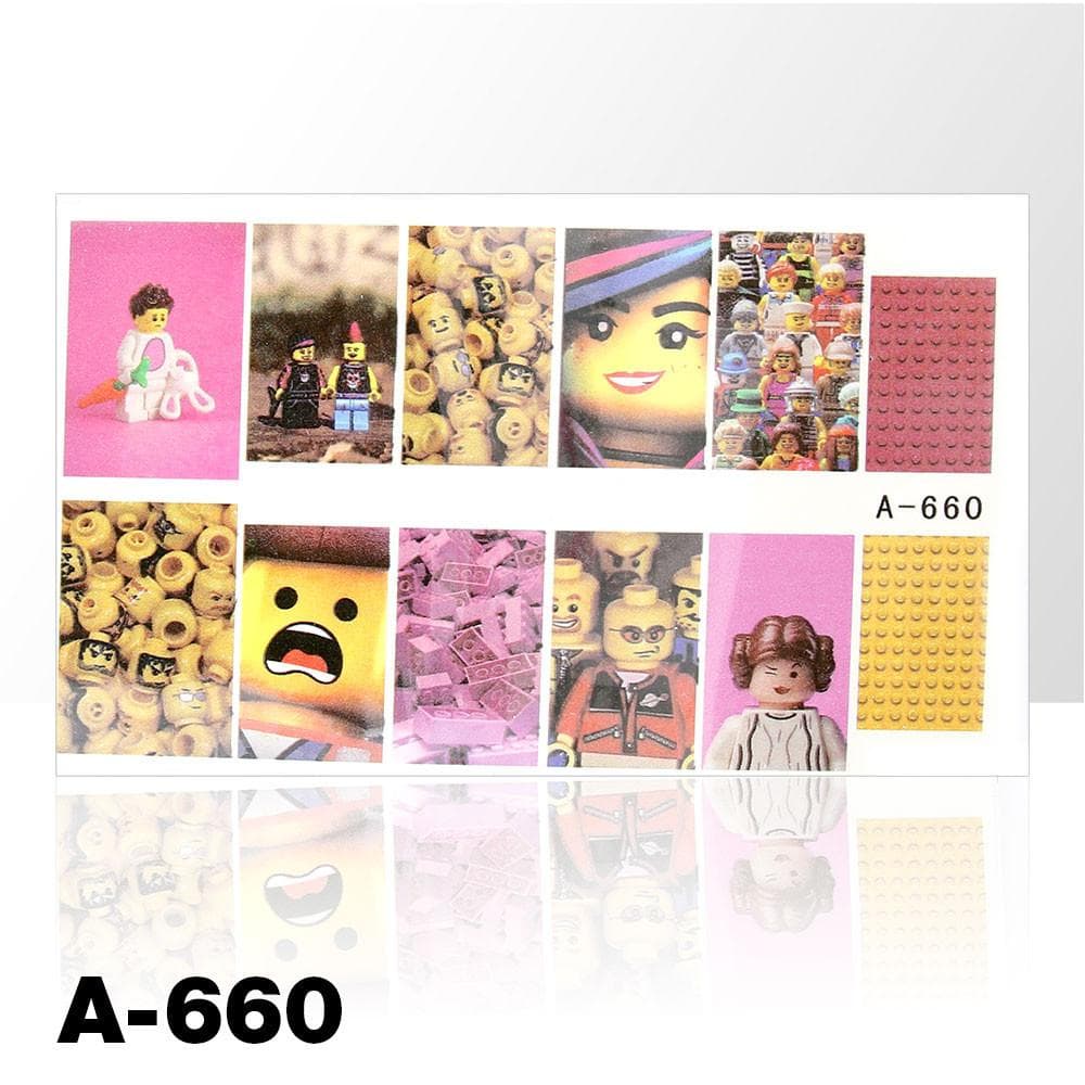 Vattendekaler - Lega - A660 - För naglar