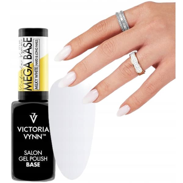Gel Polish -  Mega Base - Milky White - 8ml - Victoria Vynn