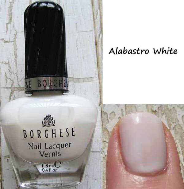 Borghese Nail Lacquer Vernis - B140 Alabastro White S