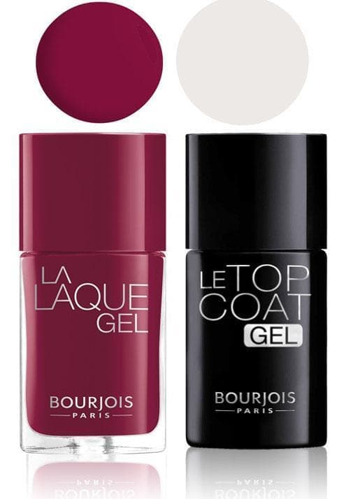 Bourjois 2-Step DUO Gel Polish Kit-Cherry D'Amour & Top coat