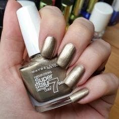 Maybelline Super Stay 7 Day GEL Effect Polish - Gold All Night