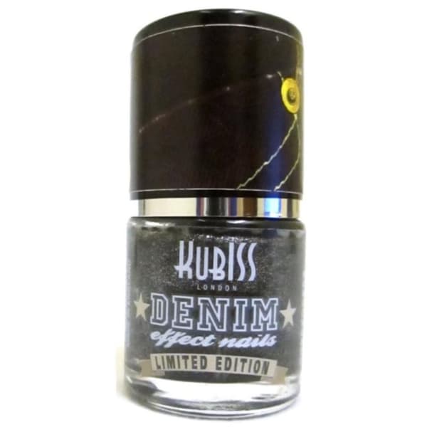 Limited Edition-Kubiss Denim Effect Nail Polish*Denim Black*