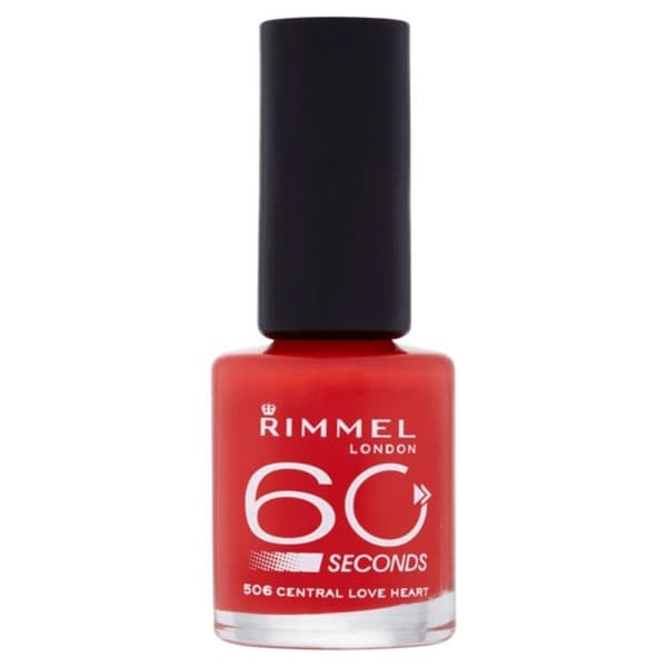 Rimmel 60 Seconds Nail Polish-506Central Love Heart