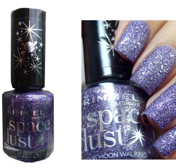 Rimmel Space Dust High-Glitter Nail Polish - Moon Walking