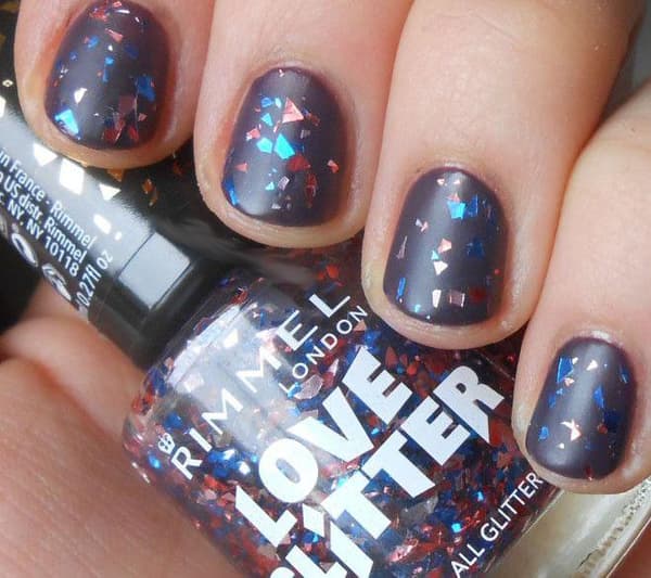 Rimmel London Love Glitter Nail Polish-032 All Glittered Up