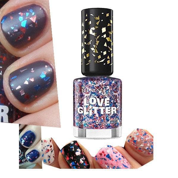 Rimmel London Love Glitter Nail Polish-032 All Glittered Up