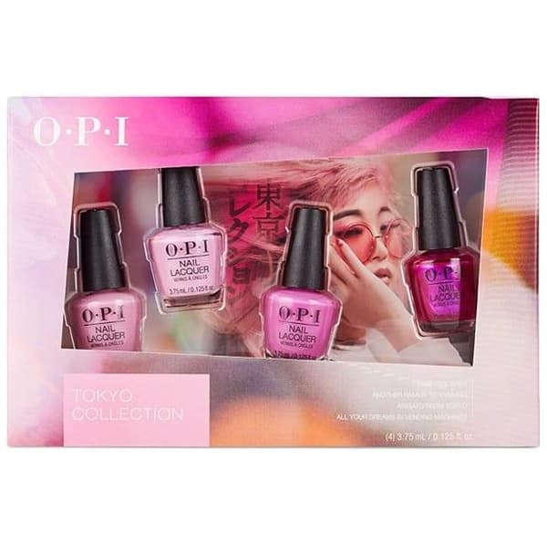 OPI Tokyo Collection Mini Nail Lacquer Set Rice Rice, Ramen-Tic, Arigato, Dreams