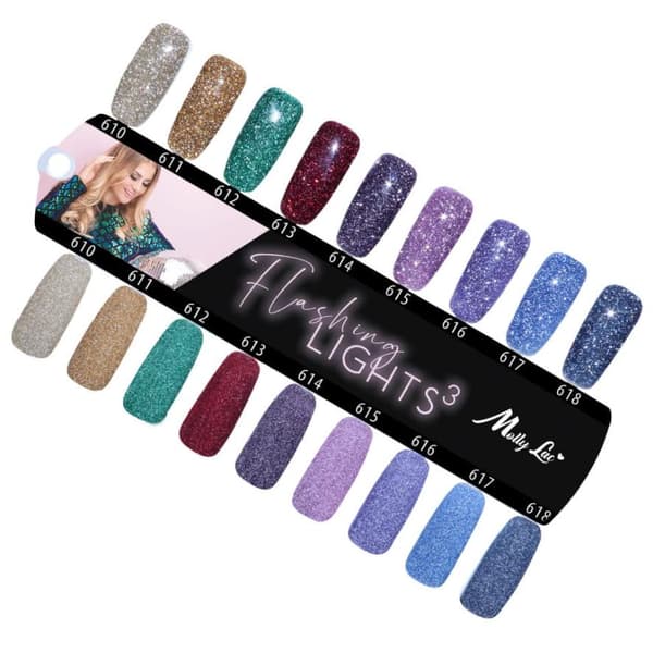 Mollylac - Gellack - Flashling lights - 568 5ml