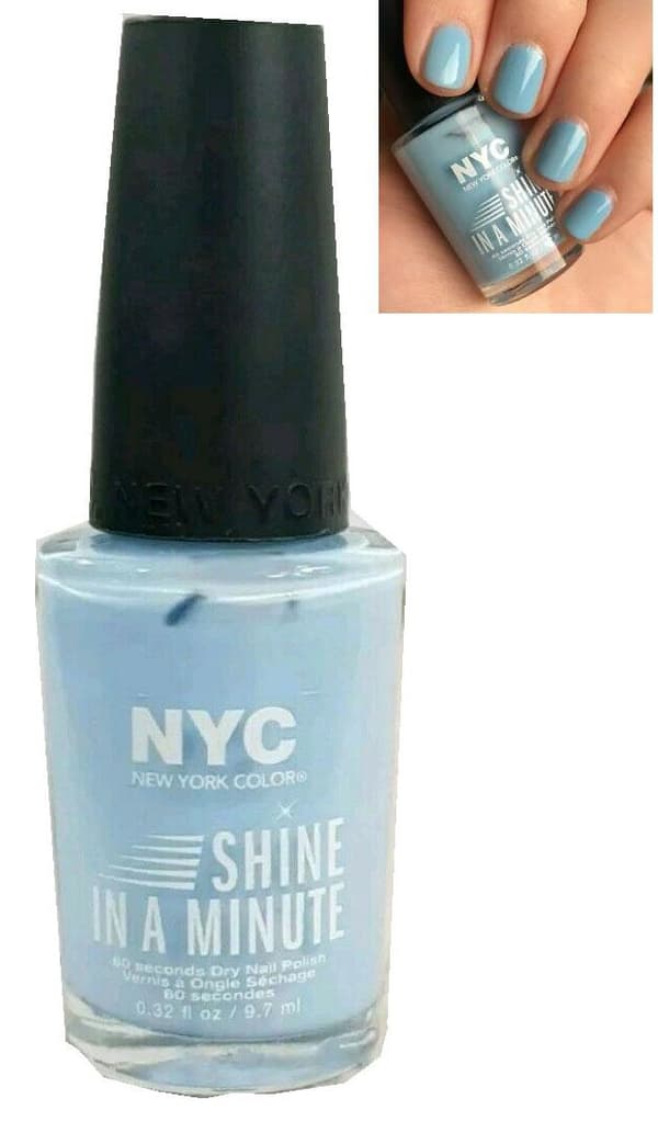 NYC New York Shine In A Minute Nail Polish-Rain Drop