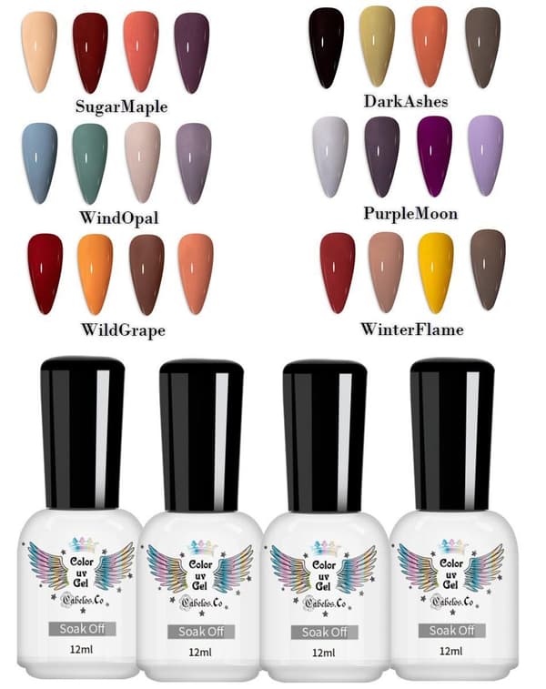 Nagellack UV Gellack Kit