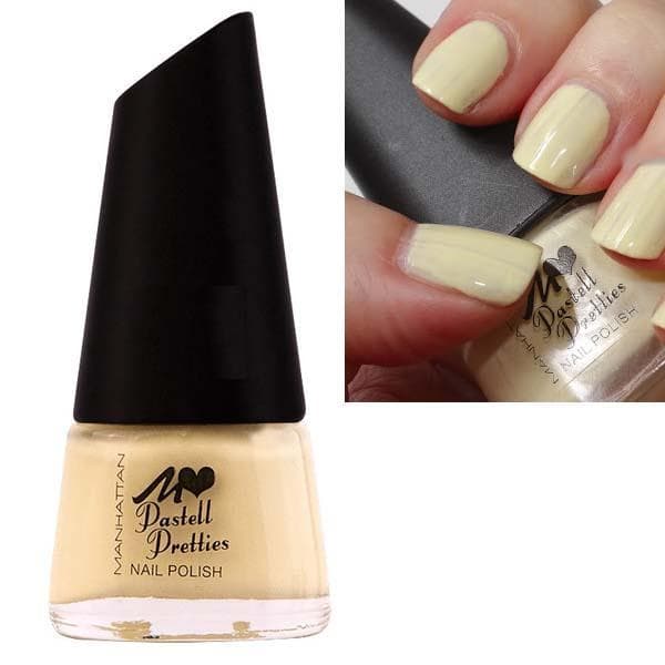 Manhattan Pastell Pretties Care Polish-Pale Pastel Creamy Yellow