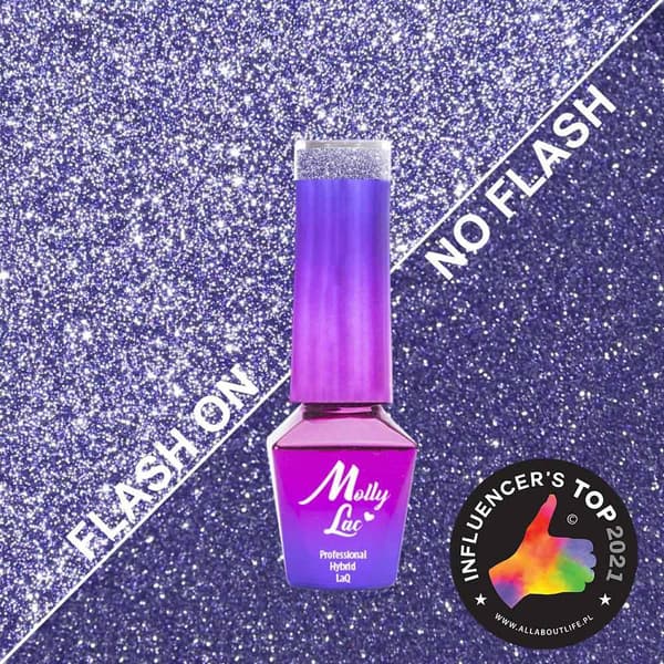 Mollylac - Gel polish - Blinkende lys - Nr616 5g UV gel/LED