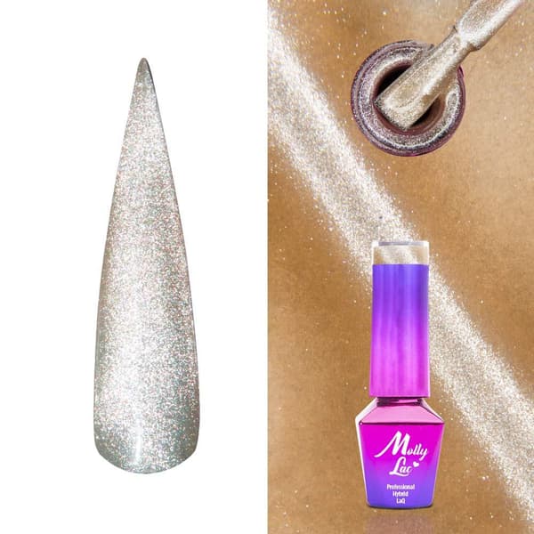 Mollylac - Geelilakka - Cat eye Womanity - Nr444 5g UV geeli/LED