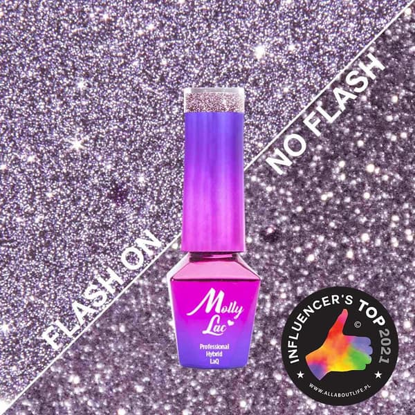 Mollylac - Gel polish - Blinkende lys - Nr562 5g UV gel/LED