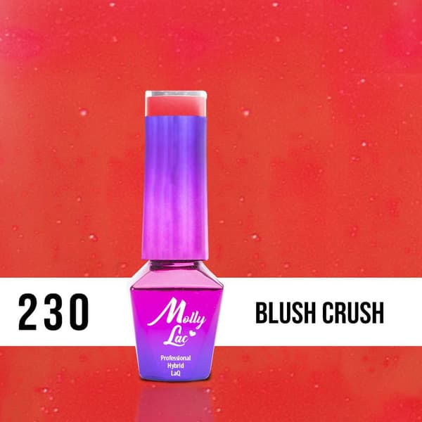 Mollylac - Gel polish - Glødende tid- Nr230- 5g UV gel/LED