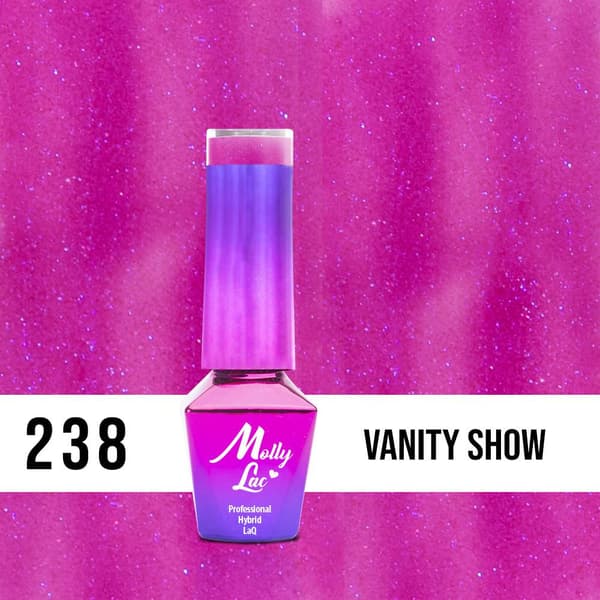 Mollylac - Gelelakk - Glødetid- Nr238 5g UV-gel/LED
