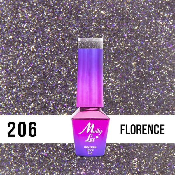 Mollylac - Gelelakk - Sensuell - Nr206 - 5g UV gel/LED