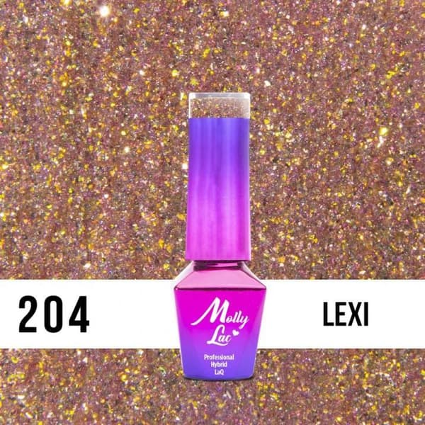 Mollylac - Gel polish - Sensuel - Nr204 - 5g UV gel/LED