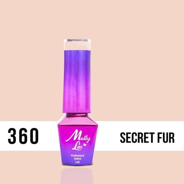 Mollylac - Gelelakk - Silke og bomull - Nr360 - 5g UV gel/LED