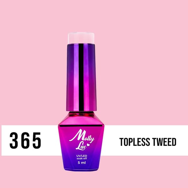 Mollylac - Gel polish - Silke & bomuld - Nr365 - 5g UV gel/LED
