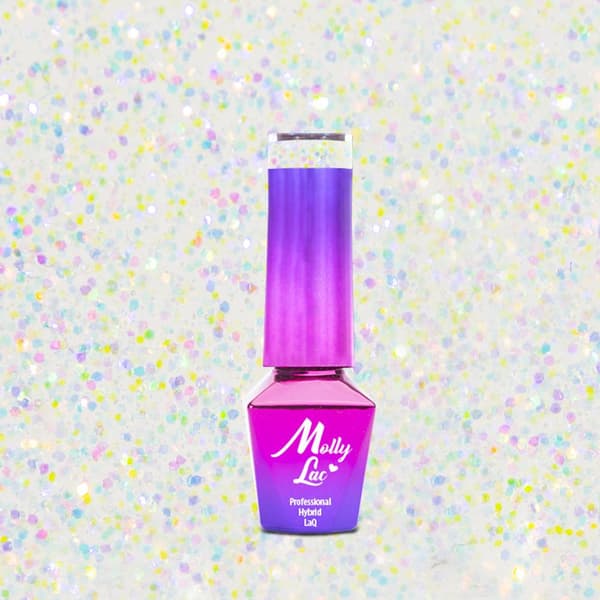 Mollylac - Gelelakk - Winter Crystalize - Nr220 - 5g UV gel/LED