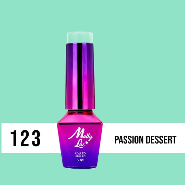 Mollylac - Gel polish - Yoghurt - Nr123 - 5g UV gel/LED