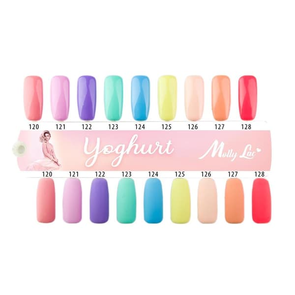 Mollylac - Gelelakk - Yoghurt - Nr124 - 5g UV gel/LED