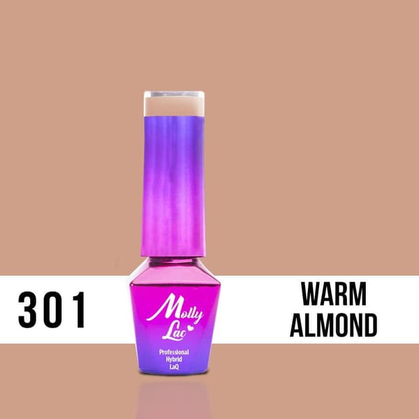 Mollylac - Gel polish - Skin & Make Up - Nr301 - 5g UV gel/LED