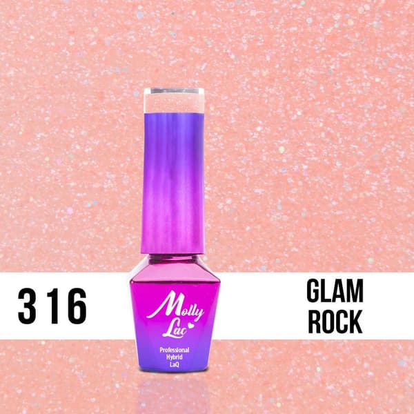 Mollylac - Gel polish - Fantasyland - Nr316 - 5g UV gel/LED