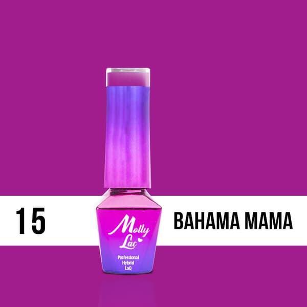 Mollylac - Gel polish - Cocktails & drinks - Nr15 - 5g UV gel/LED
