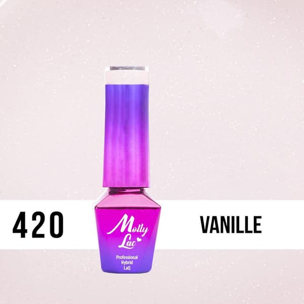 Mollylac - Gel polish - Madame French - Nr420 - 5g UV gel/LED