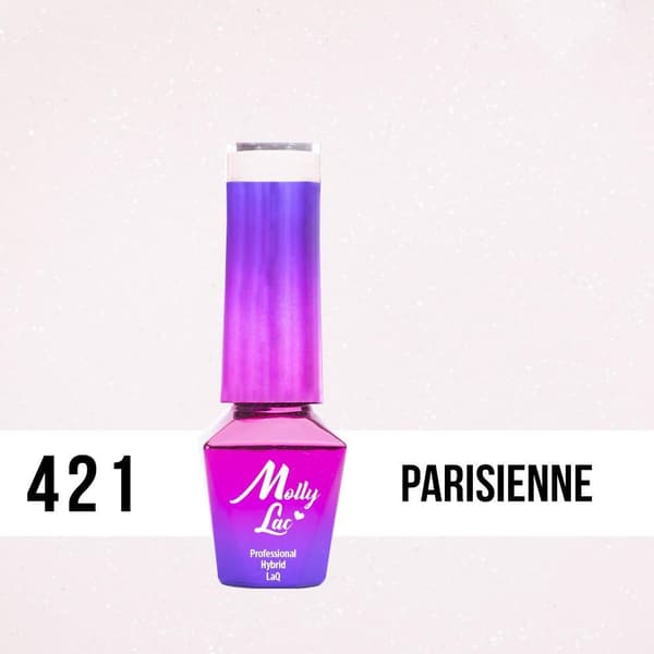 Mollylac - Gel polish - Madame French - Nr421 - 5g UV-gel/LE5