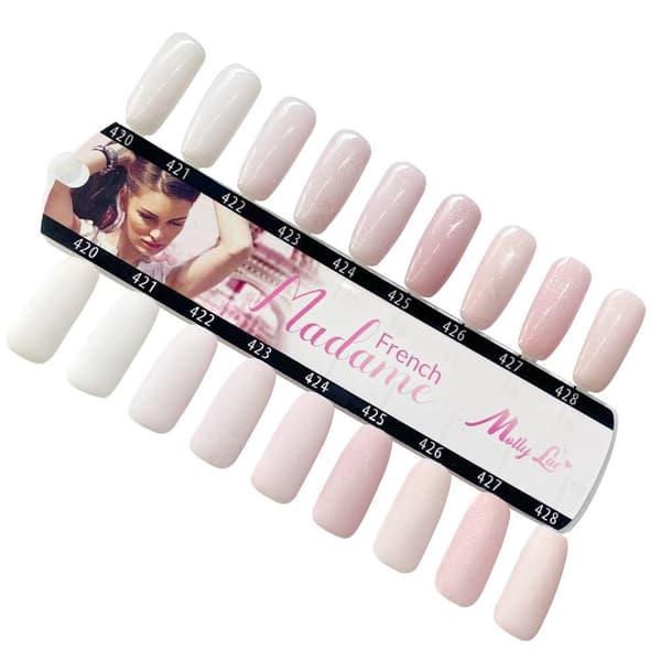 Mollylac - Gelelakk - Madame French - Nr428 - 5g UV gel/LED