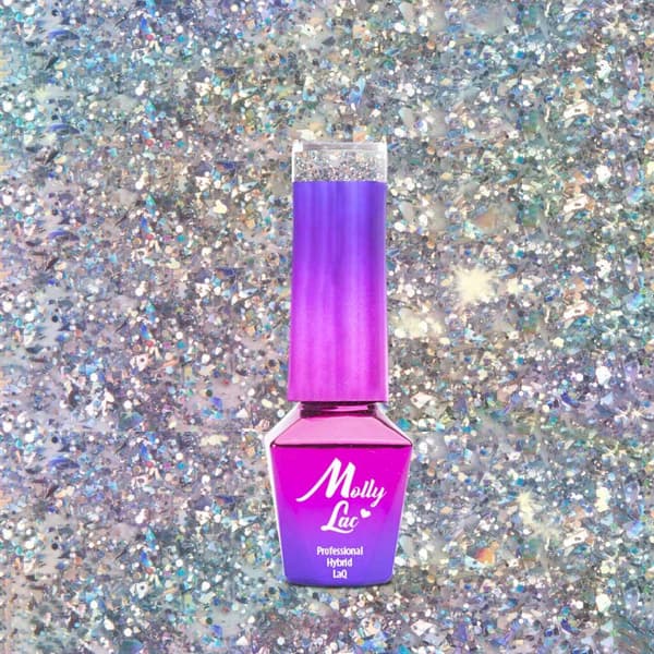 Mollylac - Gel polish - Crushed Diamonds - Nr531 - 5g UV gel/LED