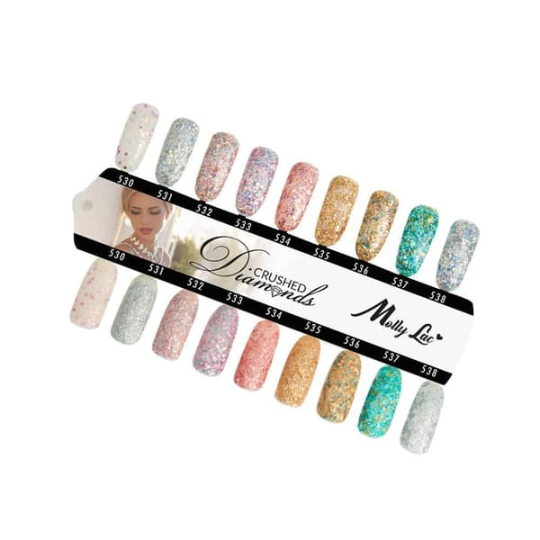 Mollylac - Gel polish - Crushed Diamonds - Nr533 - 5g UV gel/LED