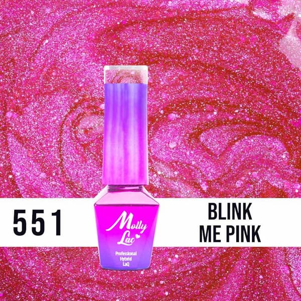 Mollylac - Gel polish - Foxy Eyes - Nr551 5g UV gel/LED