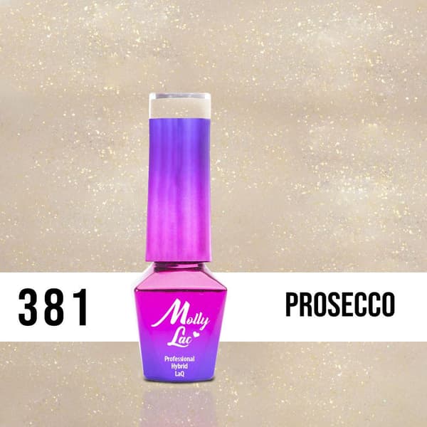 Mollylac - Gelelakk - Wedding Dream & Champ - Nr381 - 5g UV gel/LED