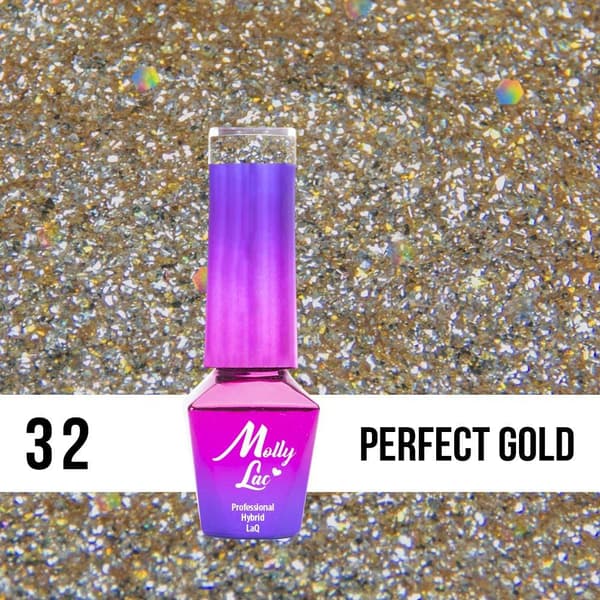Mollylac - Gelelakk - Queen Of Life - Nr32 - 5g UV gel/LED