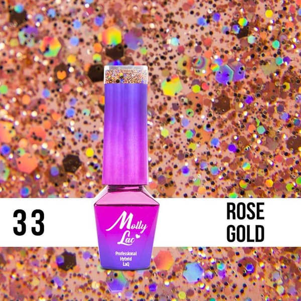 Mollylac - Gel polish - Queen Of Life - Nr33 - 5g UV gel/LED